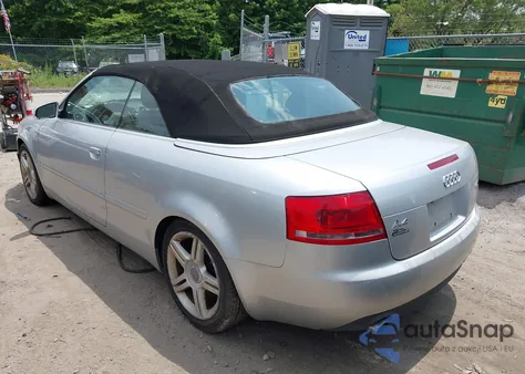 2007 Audi A4 2.0T from USA, damaged, VIN WAUDF48H27K030372